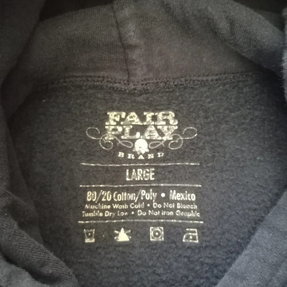FAIRPLAY RETRO  HOODIE SIZE L (UNISEX) "AD" - Picture 7 of 11